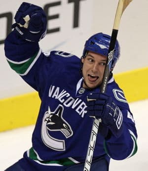NHL Canucks Wellwood
