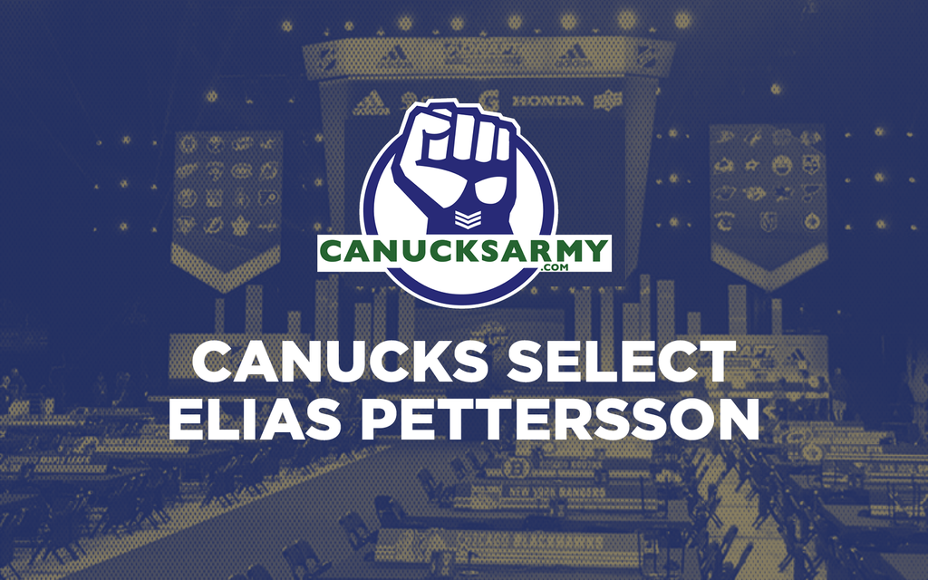 Canucks pick Elias Pettersson at 80th overall in 2022 NHL Draft