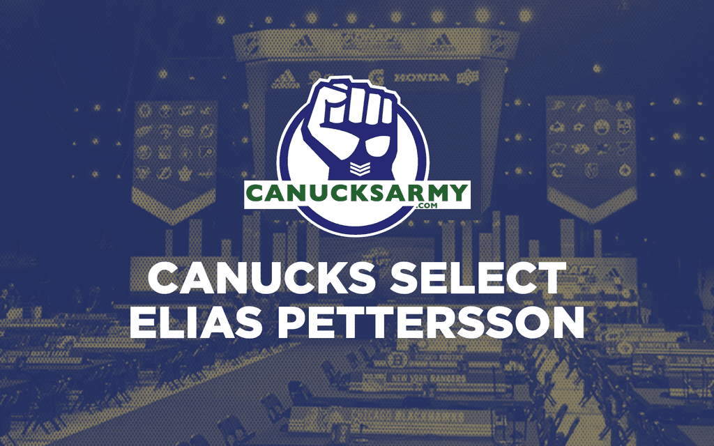 Canucks draft Elias Pettersson's namesake with 80th overall pick