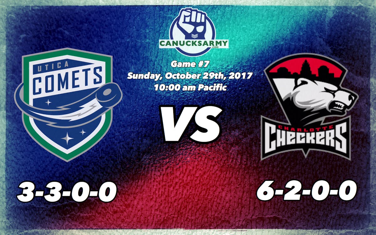 CanucksArmy Utica Comets Post-Game: Comets Bounce Back With 6-3 Win ...