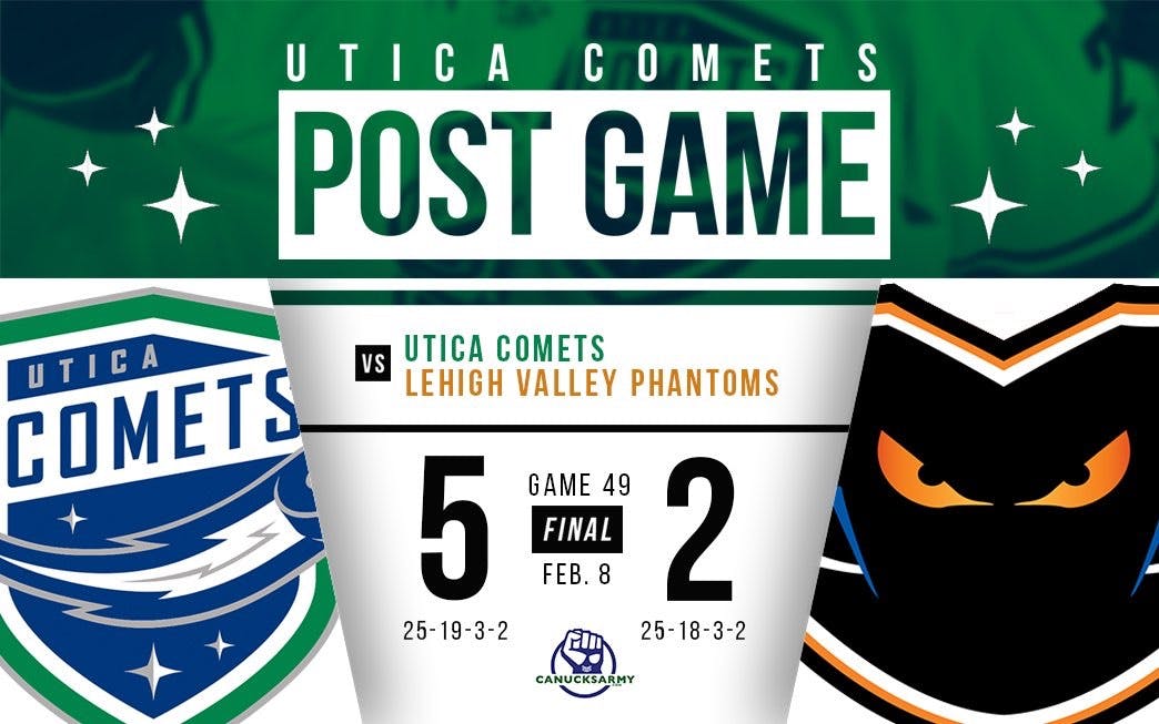 Lehigh Valley Phantoms vs. Utica Comets