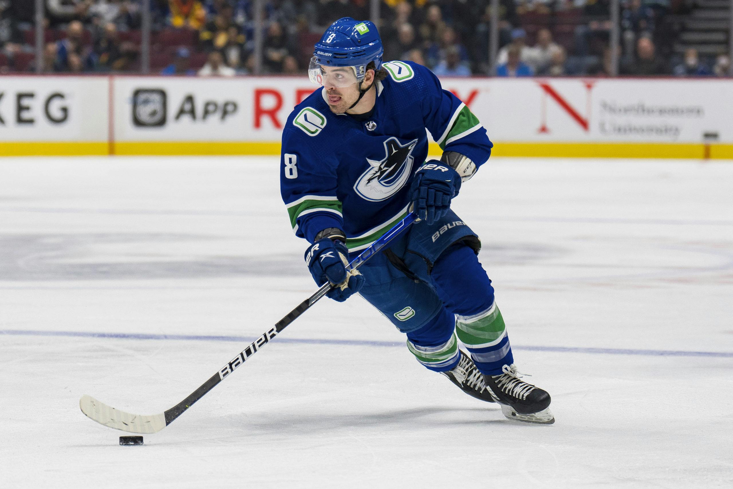 Conor Garland’s first season as a Vancouver Canuck was full of spins