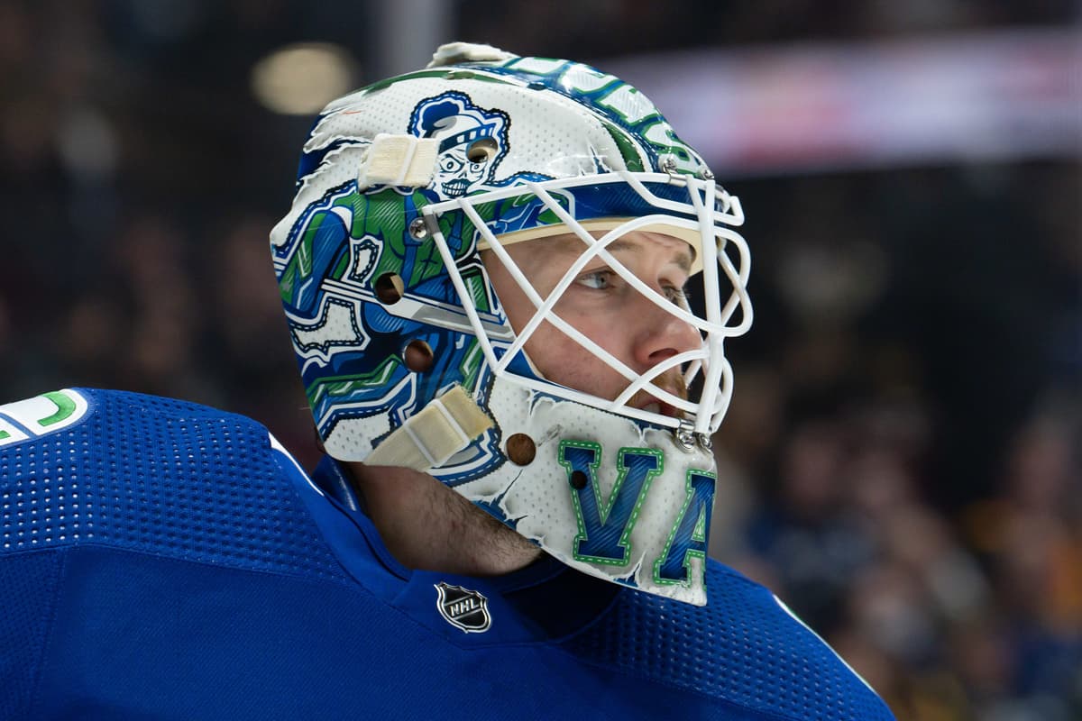 Canucks goaltender Thatcher Demko won’t return after exiting vs