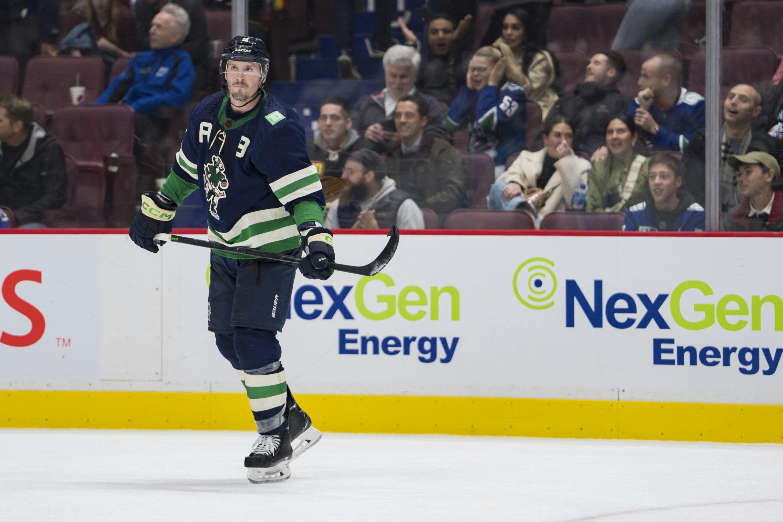 J.T. Miller has forged a hard-nosed identity for the Canucks' top