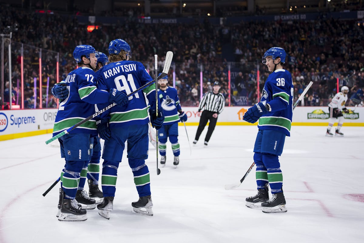 Gino Hard - This picture of Thatcher Demko in the Canucks