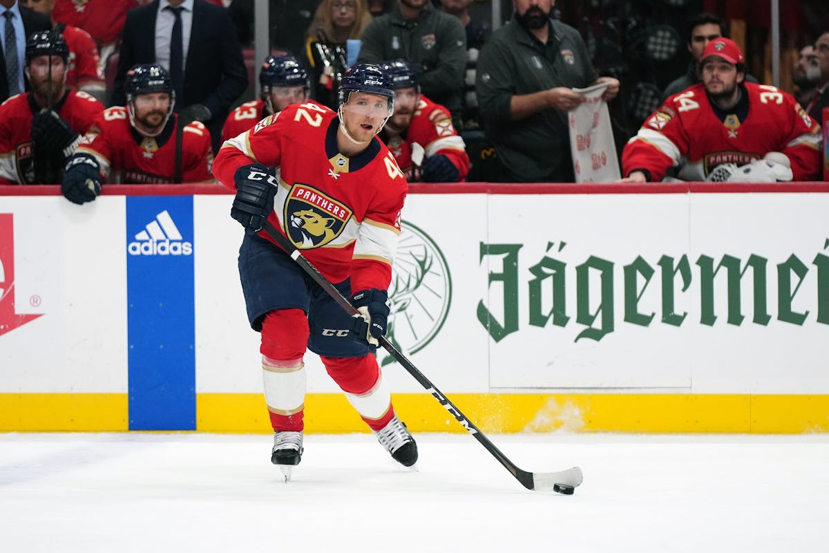 Why Gustav Forsling is playing a big role for Panthers, not Canucks