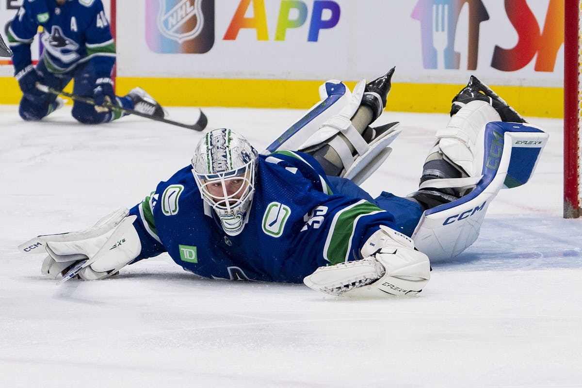 Concussion might get in the way of Thatcher Demko's All-Rookie Team chances