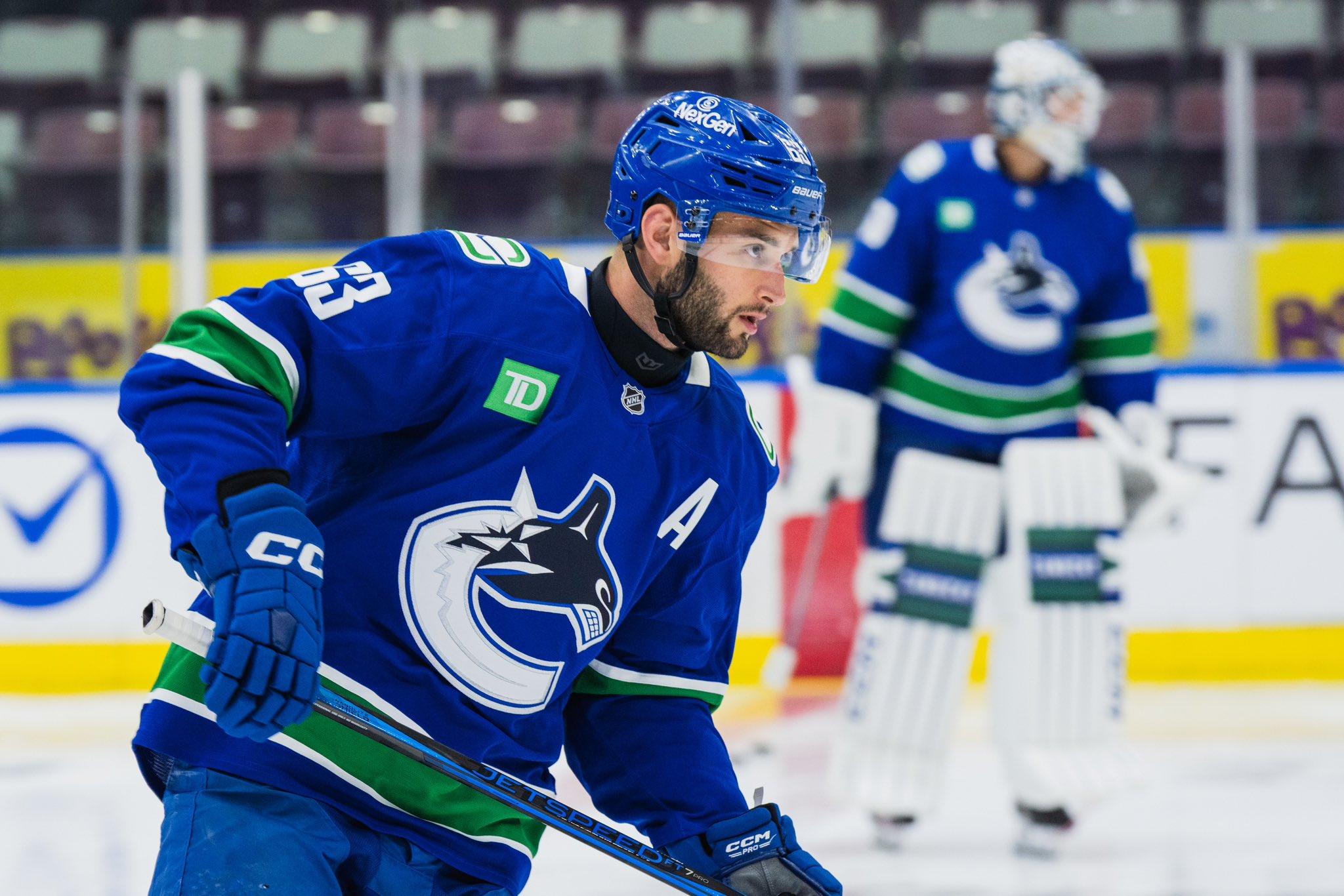 Max Sasson skates at the 2024 Vancouver Canucks' Young Stars Classic