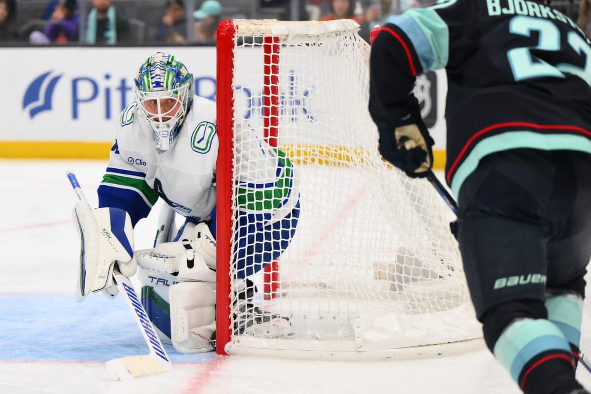 Lankinen starts, Myers sits again for Canucks vs. Kraken