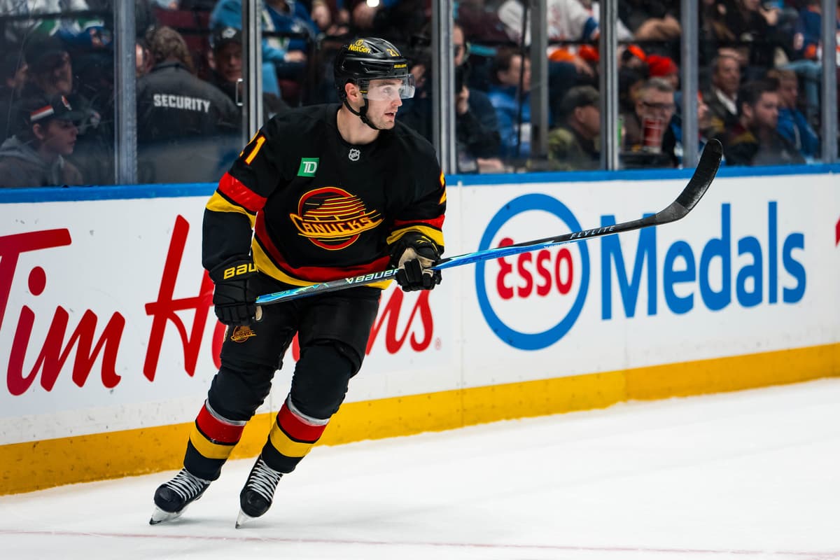 Toloplio starts, Höglander sits for Canucks vs. Predators