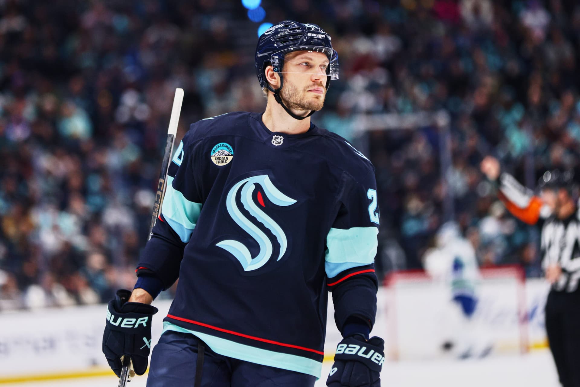 Strong, physical leadership is part of the 2026-27 goals and expectations for Canucks’ Jamie Oleksiak