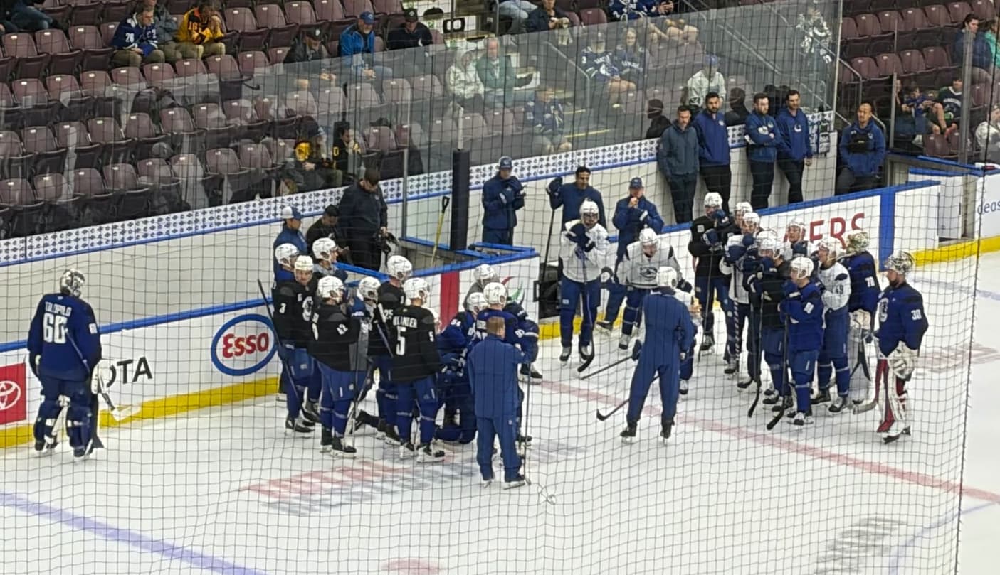 Vancouver Canucks training camp