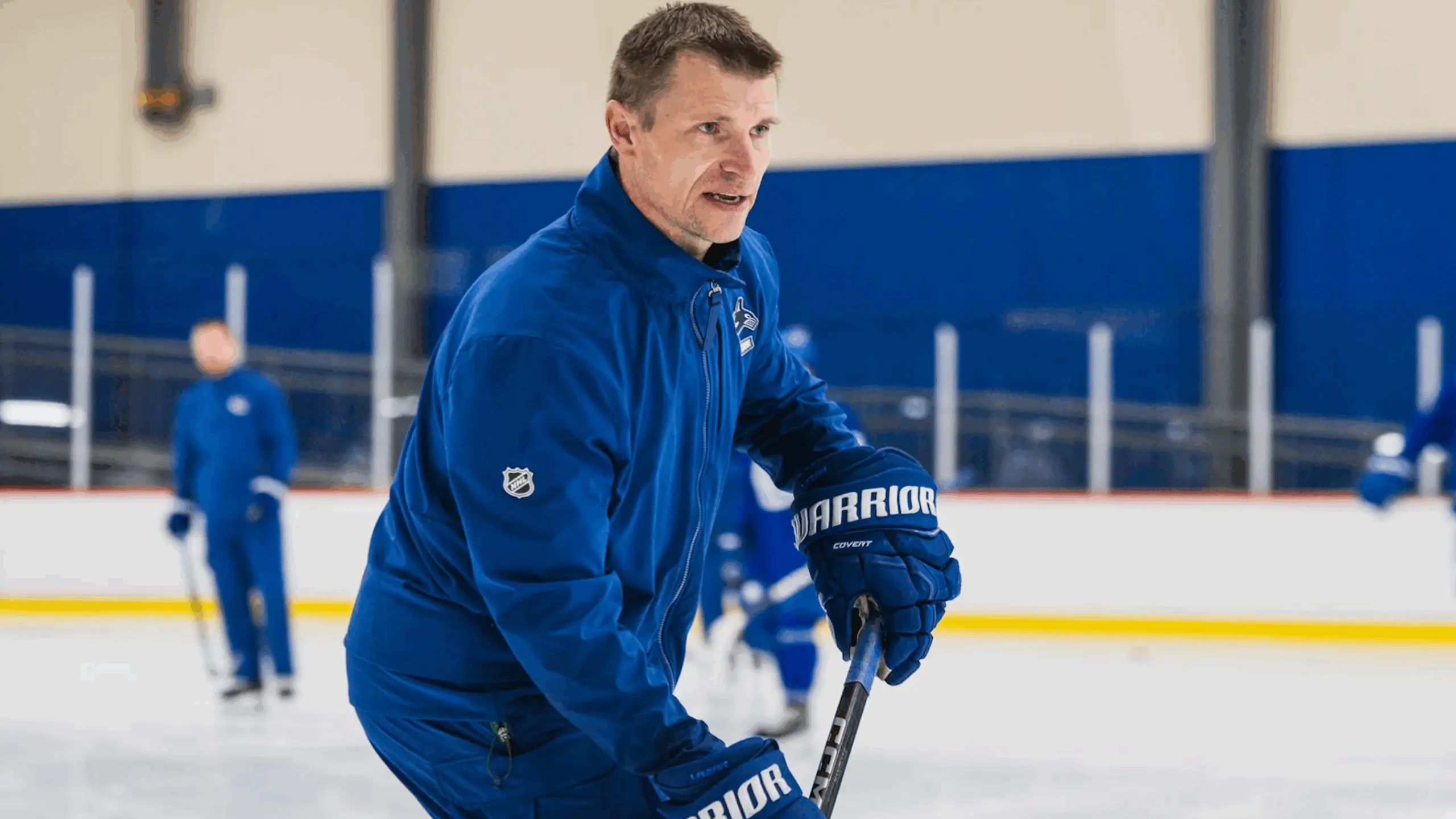 Vancouver Canucks assistant coach Yogi Svejkovsky.