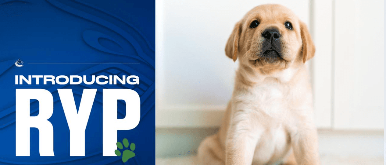 Vancouver Canucks introduce new team puppy named Ryp, inspired by Rick ...