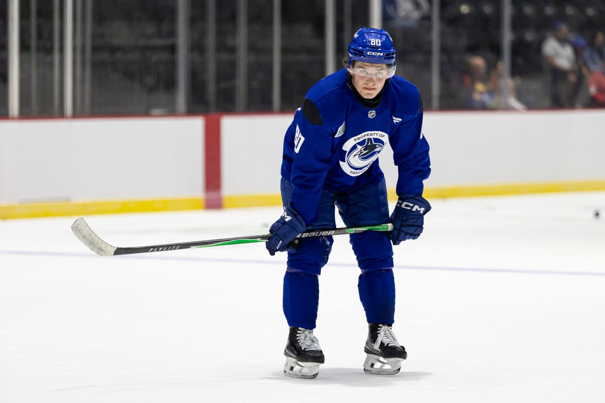 Braeden Cootes’ maturity shines through at Canucks Development Camp